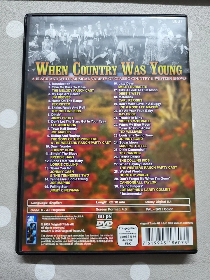 78368 DVD - When Country Was Young  - Image 2 of 2