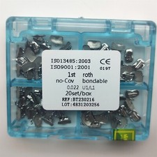 Dental Ortodoncia Tubos bucales de Roth.022 Bondable 1er Molar Non-Convertible