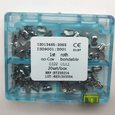 Dental Ortodoncia Tubos bucales de Roth.022 Bondable 1er Molar Non-Convertible