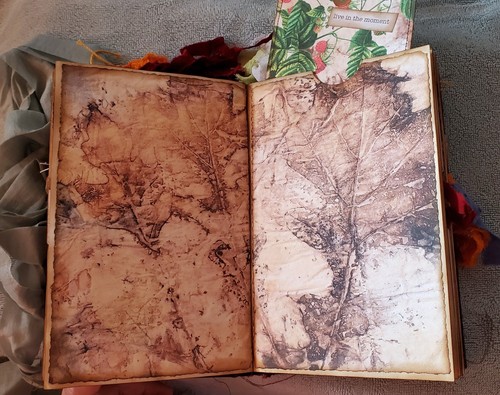 Altered Handmade Junk Journal Book -Nature theme {Kahaulani} - Picture 15 of 21