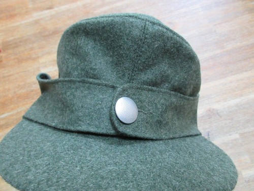 WH M44 Feldmütze Einknopf Wehrmacht Baschlikmütze 1944 Field Cap Wehrmacht Gr 58 - Picture 9 of 10