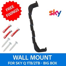 Sky Q 1TB/2TB Wall Mount Bracket for TV Box - Easy Install Sky Q Box Holder