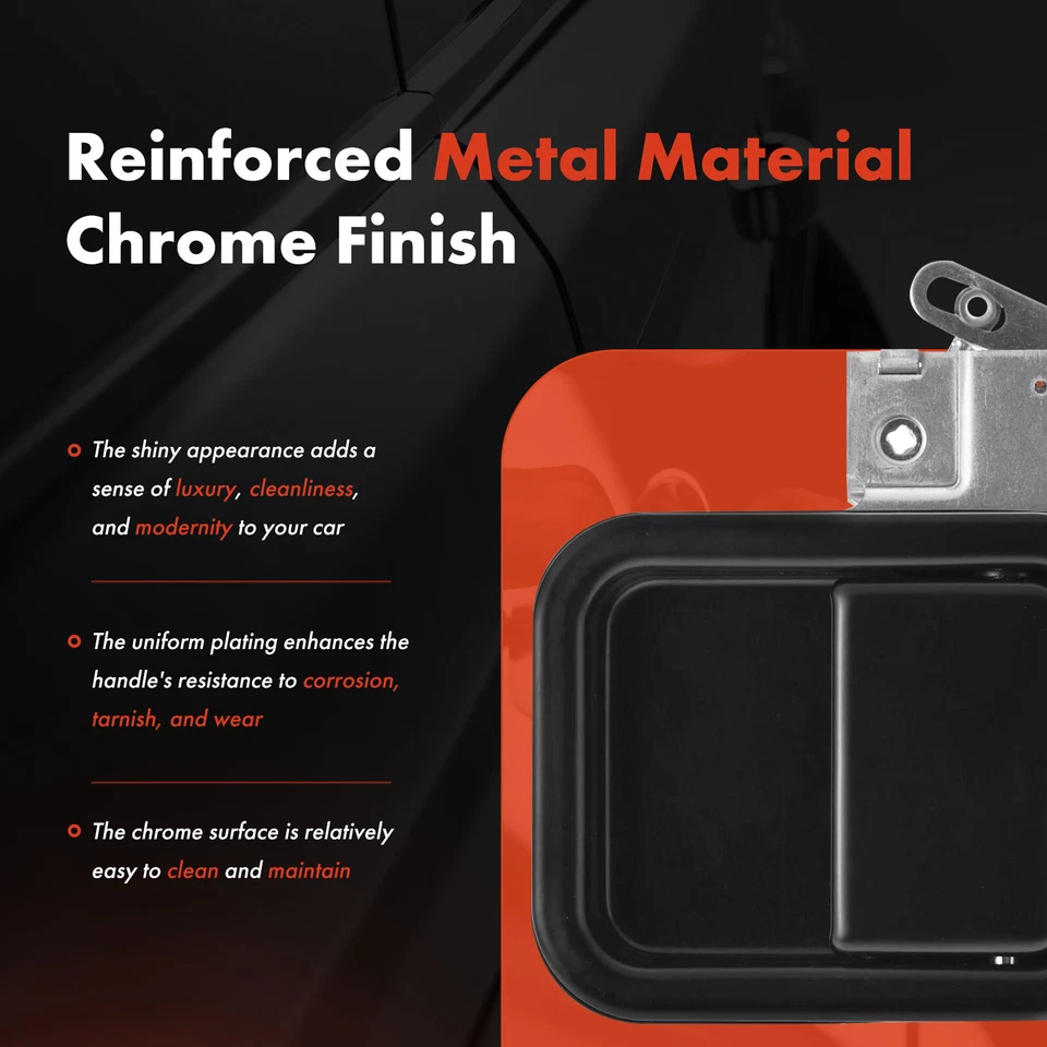 Manija de puerta exterior negra del lado del conductor delantero para Mack MR 1981-2007 MRU 2008-2016 Foto 4 de 4