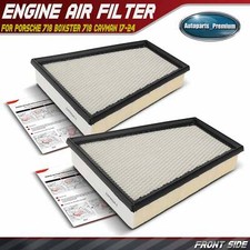 2x Engine Air Filter for Porsche 718 Boxster 718 Cayman 17-24 718 Spyder 20-22