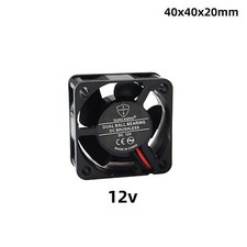 12V/24V 1.8W DC Brushless Cooling Fan 4020 40x40x20mm for 3D Printer Extruder