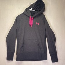Under Armour Hoodie Woman Small Gray UA Storm Loose Pullover Sweater