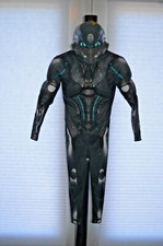 Boys HALO Halloween Costume Size Medium 8-10 Suit w/ Face Mask