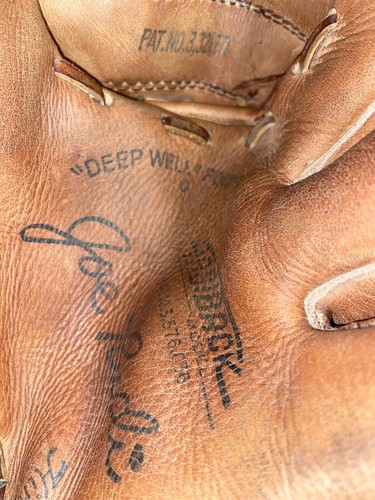 Vintage JOE RUDI MODEL GJF7 RAWLINGS BASEBALL LEATHER GLOVE- X2 - Picture 9 of 12