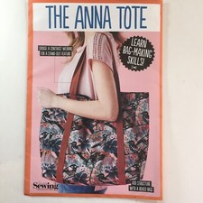 Simply Sewing Anna Tote Simple Carry Large Big Hand Bag Ladies New Uncut Pattern