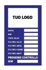 400 adesivi tagliando auto personalizzati PVC a colori qualsiasi tipo resistenti