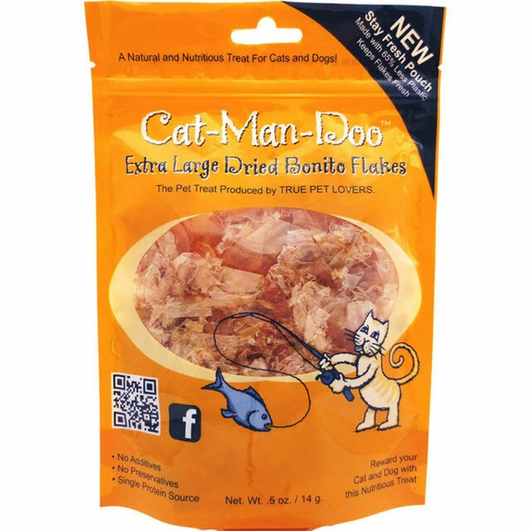 Cat Man Doo 689076260428 Catmandoo Bonito Flakes . 5 Oz for sale online