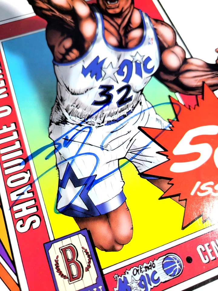 SHAQUILLE O'NEAL SIGNED 1994 BECKETT MAGAZINE COA ISSUE 50 MINT ! AUTO AUTOGRAPH - Image 3 of 4