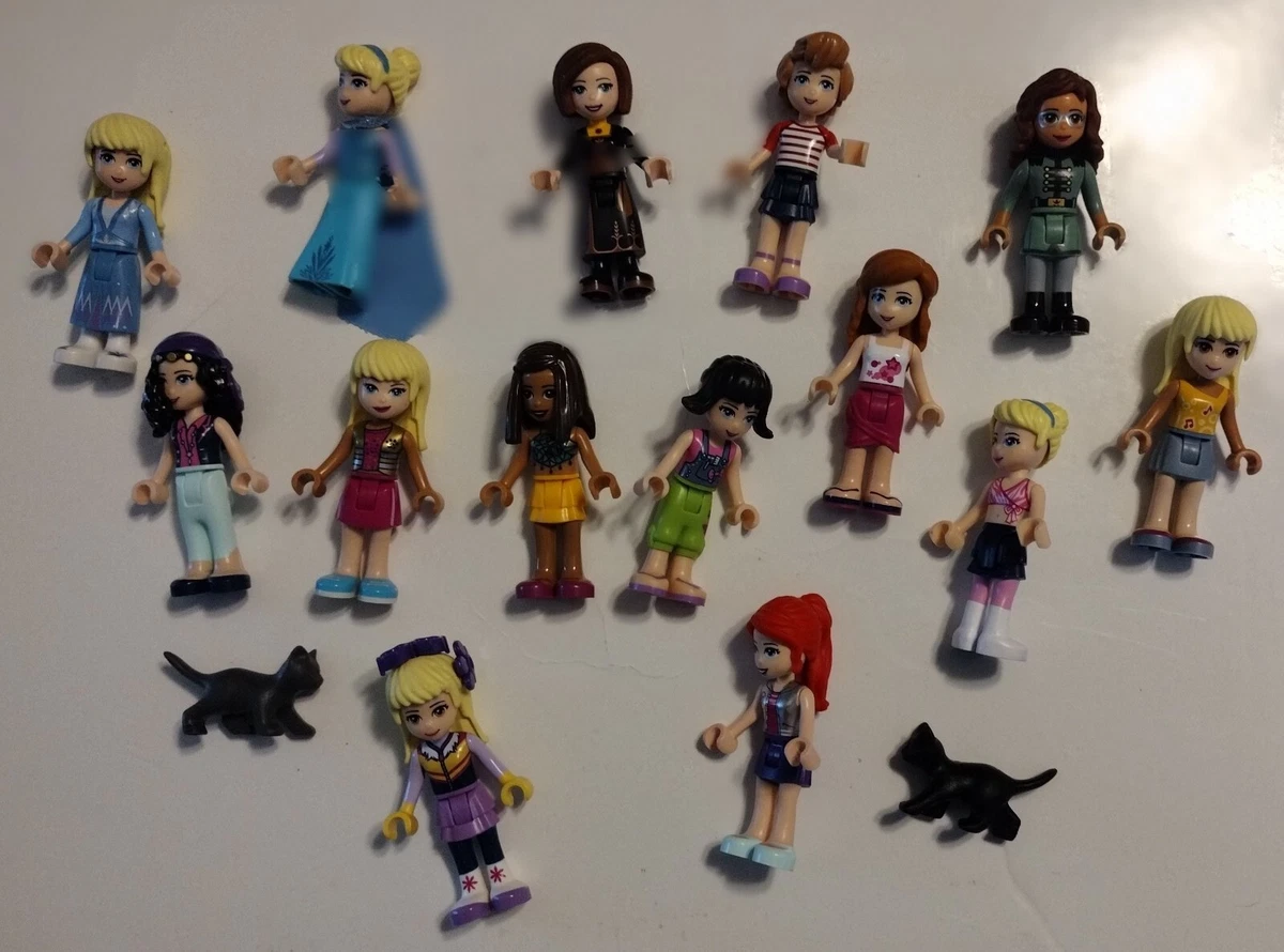 Lego Friends Minifigures lot of 14 Plus 2 Cats FREE SHIPPING eBay