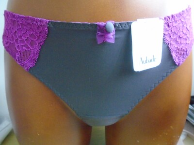 Aubade Thong String 2 S EU 38 Mistinguette Chamallow Malo Chocolate Magenta BNWT