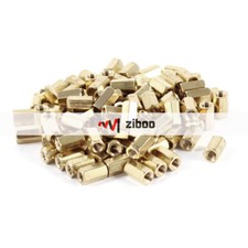 100 Pieces M3x8 M3 Female Threaded PCB Brass Standoff Spacer 8 mm High  Kd