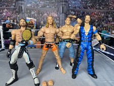 WWE Elite Figure John Cena, Shinsuke Nakamura, AJ Styles, and Matt Riddle 4-figs