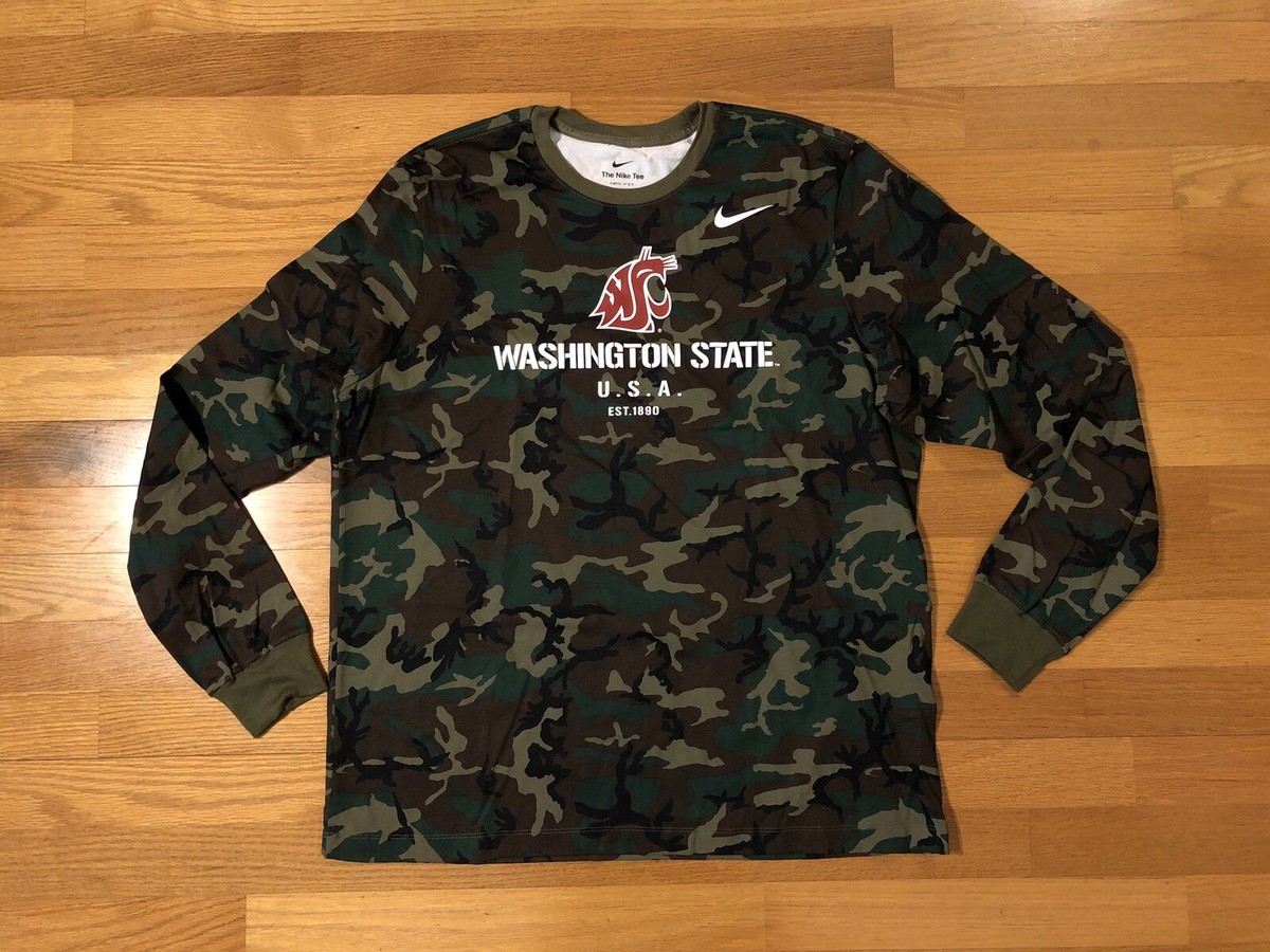 New XL Nike Washington State Cougars Camo Salute To Service Shirt