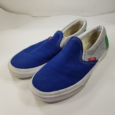 Vans Old Skool Yacht Club Sneakers Blue Green Gray Mens 9 Womens 10.5