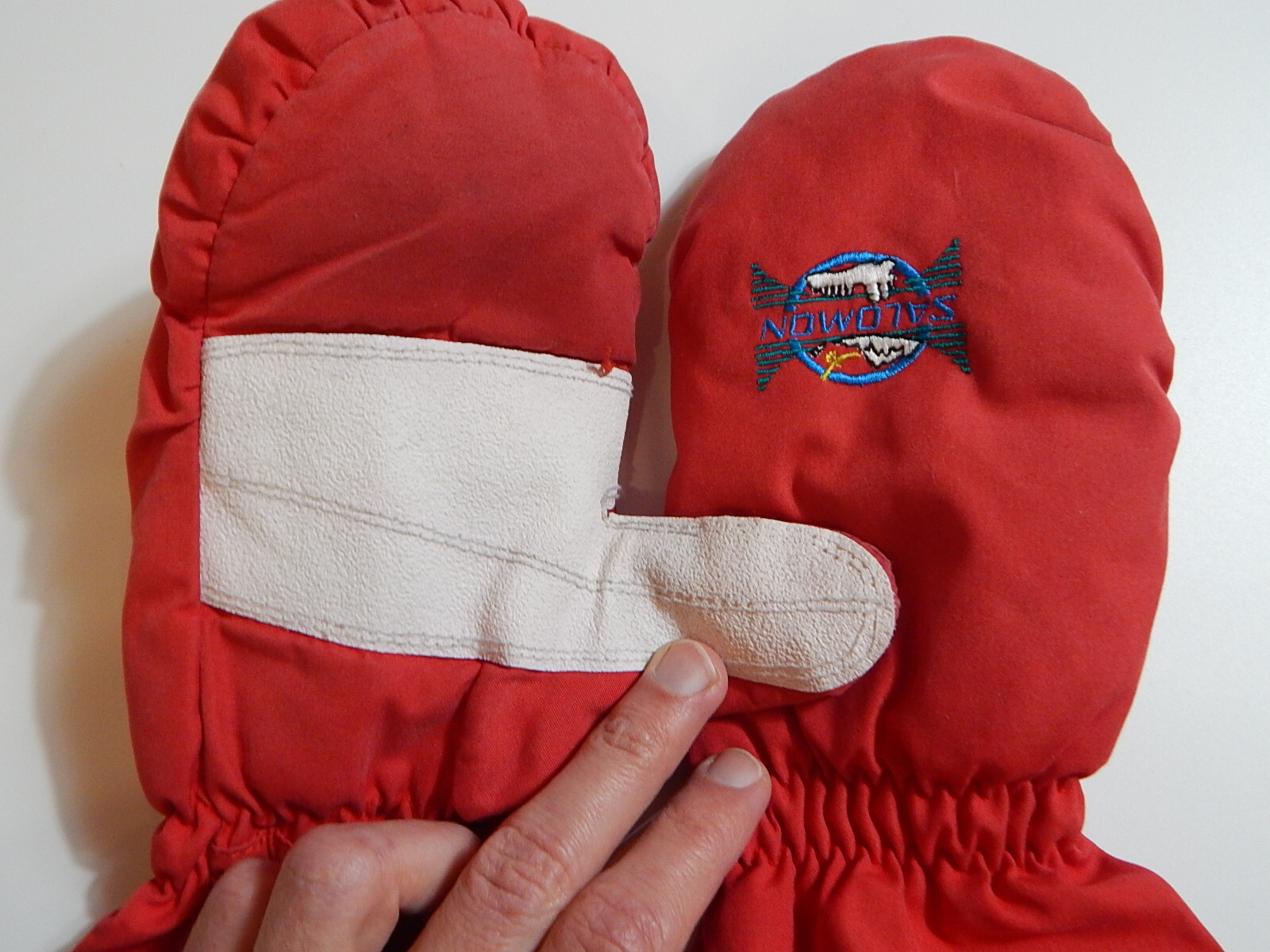 guanti invernali da sci salomon vintage mitten taglia 10 11