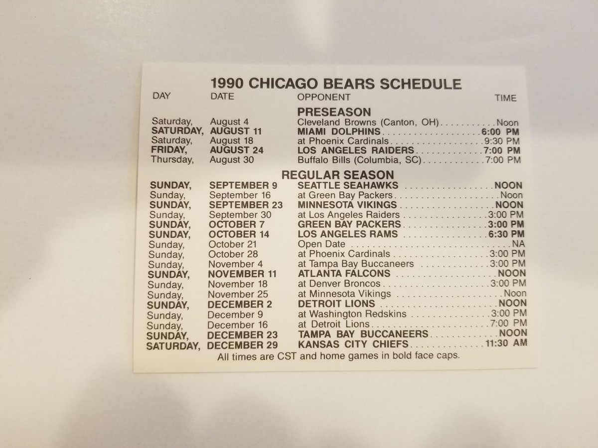 chicago-bears-1990-nfl-football-pocket-schedule-wbbm-tv-2-ameritech-pagesplus-ebay