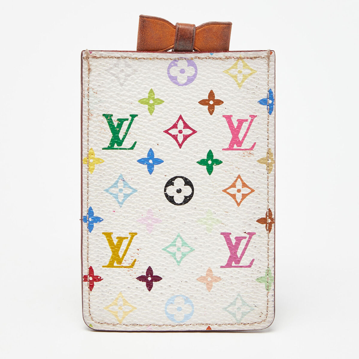 Louis Vuitton White Multicolore Monogram Canvas Etui Miroir Louis Vuitton White Multicolore Monogram Canvas Etui Miroir