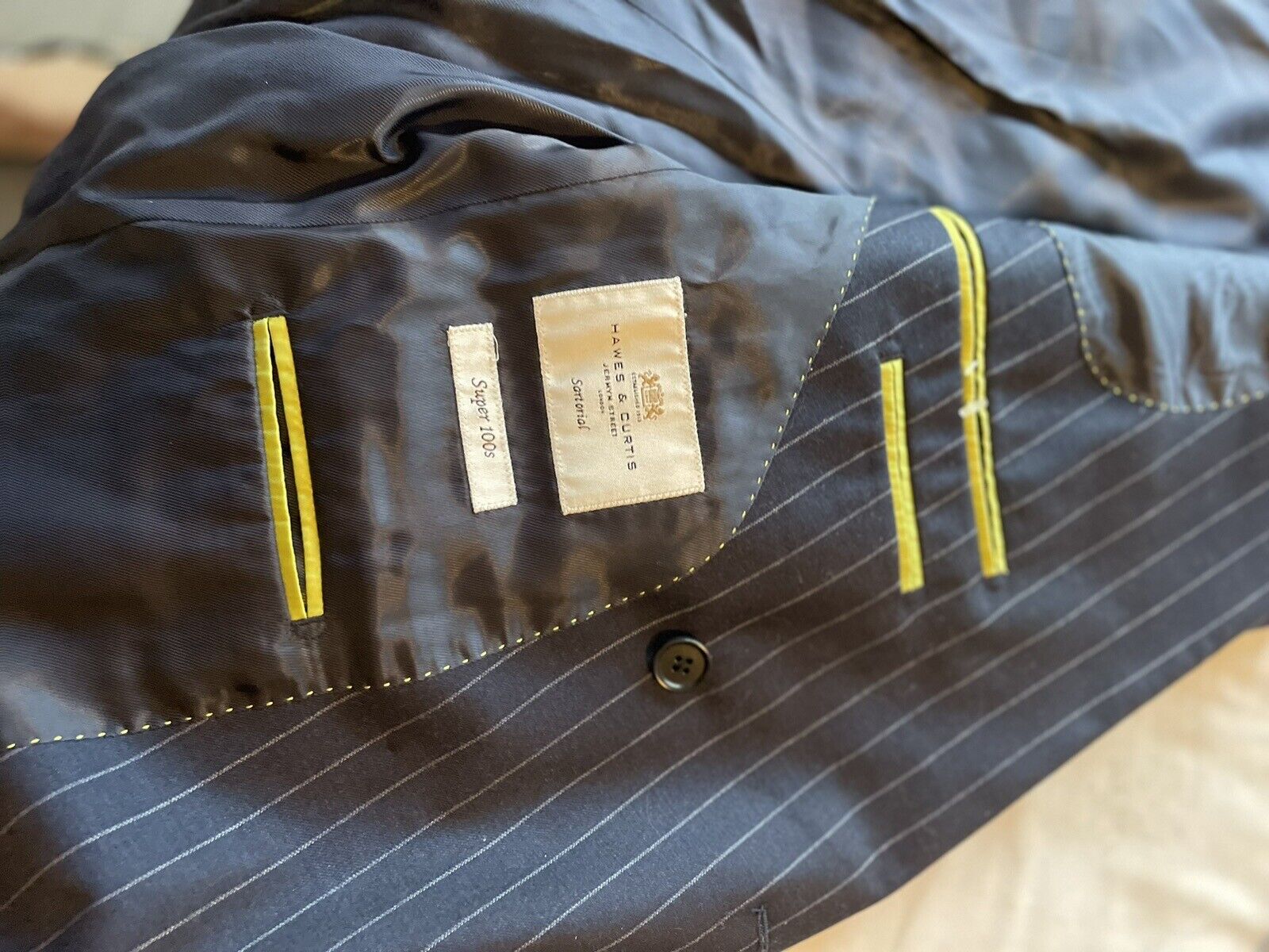 Hawes & Curtis Jermyn St 100% Wool Suit Size 42R Men’s | eBay