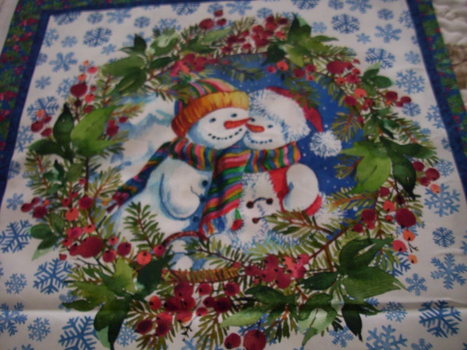 Panel de tela navideña 100% algodón "A Year of Art" de In The Beginning Fabrics Foto 2 de 2