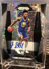 JORDAN BELL 2017 PRIZM FAST BREAK DISCO SILVER ROOKIE AUTO SP GOLDEN STATE RC