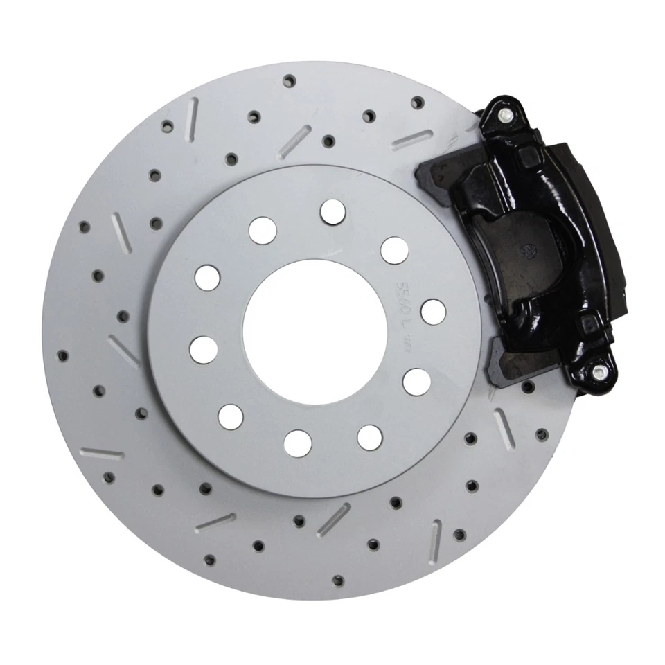 Kit de conversión de freno de disco trasero para Jeep Wrangler, Cherokee perforado Rtr negro Clpr Foto 2 de 4