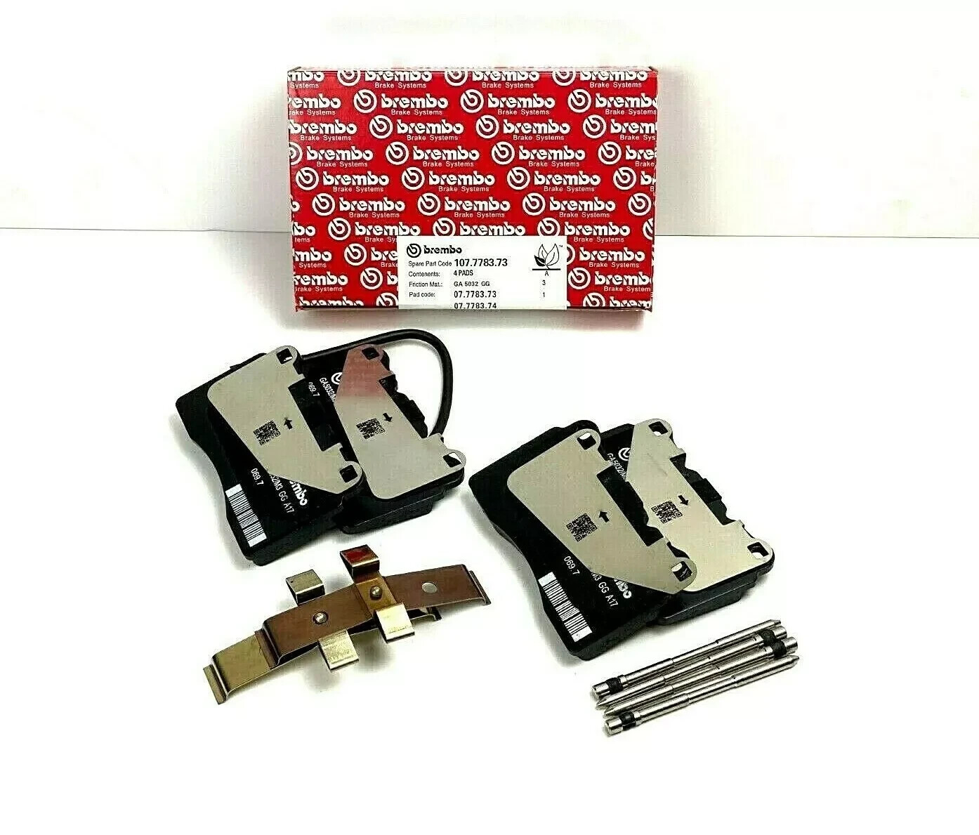 Maserati Ghibli & Quattroporte Base Model Front Brake Pads - Genuine