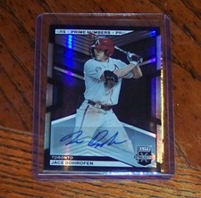 2023 Panini Elite Extra Edition Prime Numbers 1st AUTO JACE BOHROFEN RC 01/60