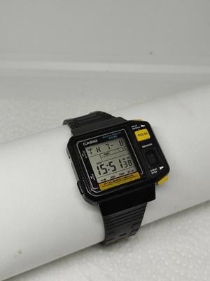 Vintage 1987 Casio JP-100W Digital Pulsecheck Watch, Made in Japan Mod. 509  79767222338 | eBay