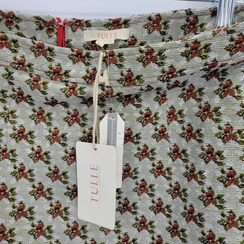Tulle Anthropologie Skirt Womens Large Floral Tapestry Straight Pencil Boho NWT - Picture 3 of 9