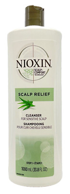 Nioxin Scalp Relief Cleanser Shampoo for Sensitive Scalp - 33.8 oz NEW Authentic