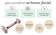 Rose Quartz Roller - Anti Aging for Wrinkles and Puffy Eyes - Firming Massage