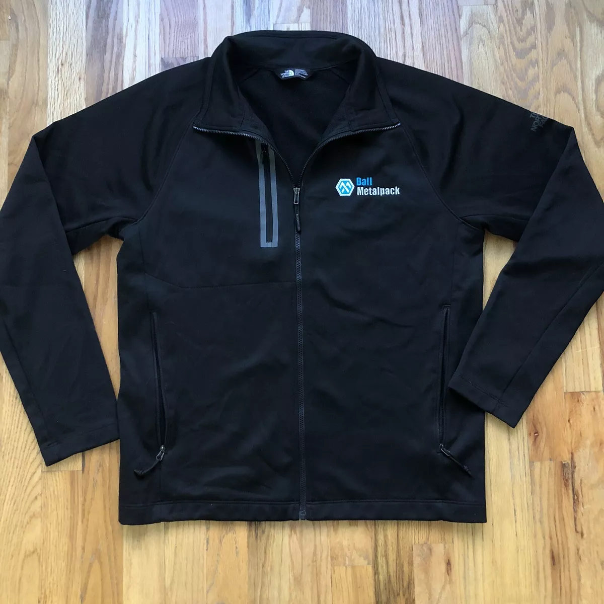 Men s The North Face TNF Black Canyon Flats Fleece Zip Up Light