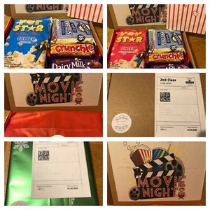 Movie Night Treat Box Letterbox Gift Hamper Lockdown Stay At Home Treat Ebay