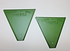 Pair of New Original Style Piper Cub Throttle Plates, Primed, Very Nice Pair of New Original Style Piper Cub Throttle Plates, Primed, Very Nice