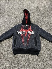 Marvel The Ultimate SPIDERMAN Toddler Youth Jacket Size 3T Hooded