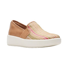 Womens Clarks Layton Petal Slip Ons - Light Tan, Size 8 M US 261 65279 