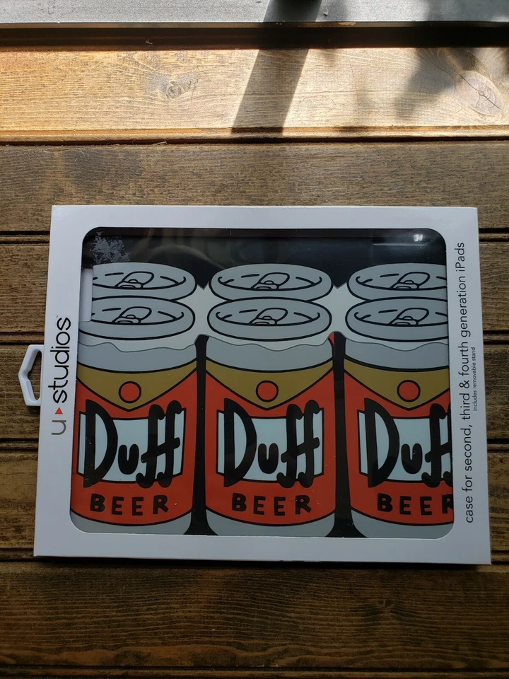 SIMPSONS DUFF BEER iPad Case Universal Studios Excl (2nd/3rd/4th Gen) $39 Retail - Image 4 of 4