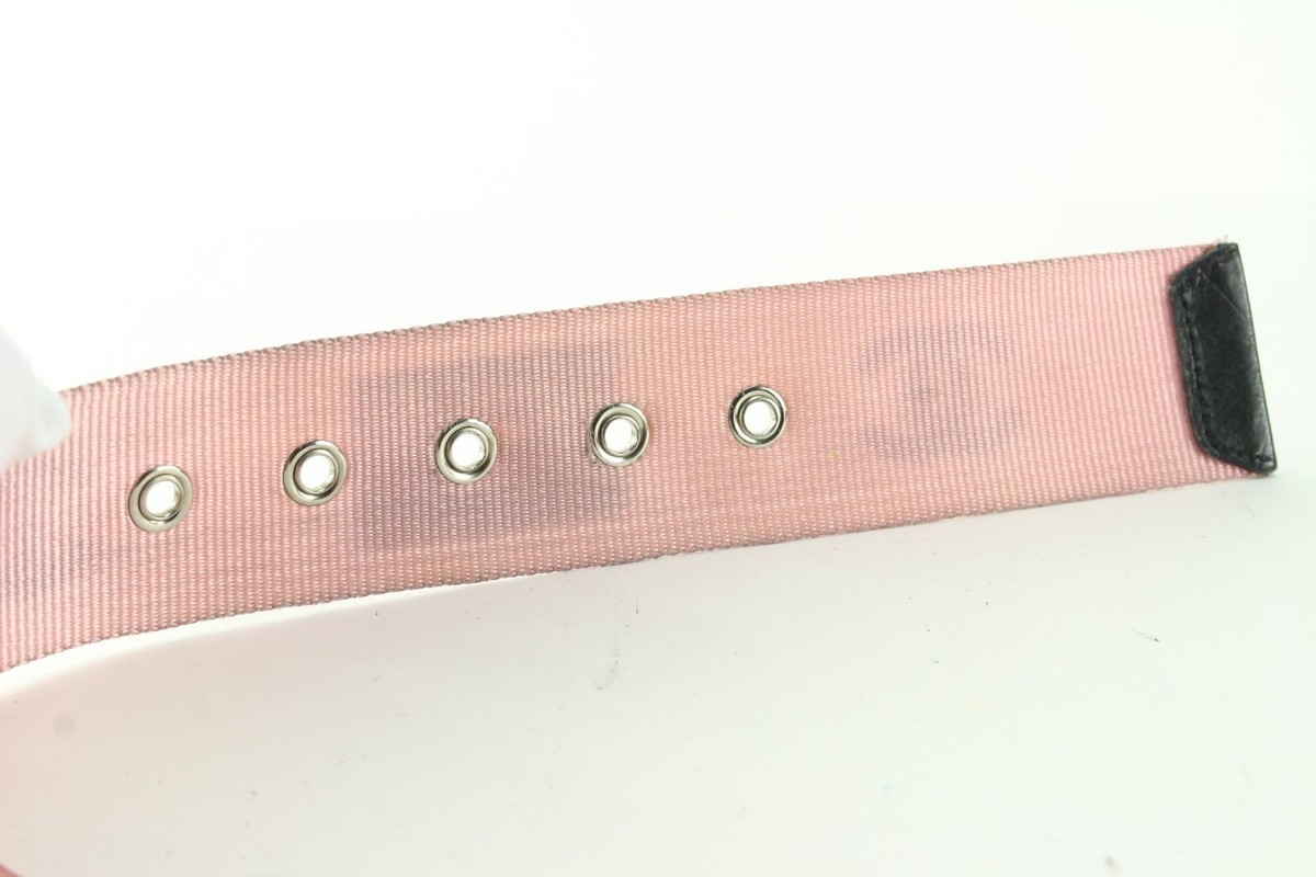 Chanel 04P Size 75/30 Pink Cassette Tape Belt 1CC615K | eBay