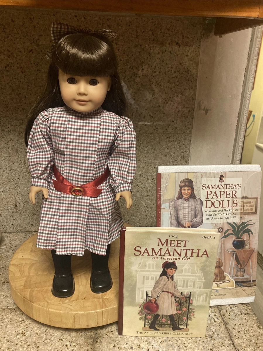 American Girl Doll SAMANTHA PARKINGTON RETIRED Version 2008 with her book