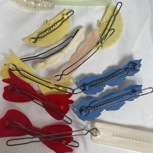 Lotto 12 accessori capelli vintage - Foto 9 di 16