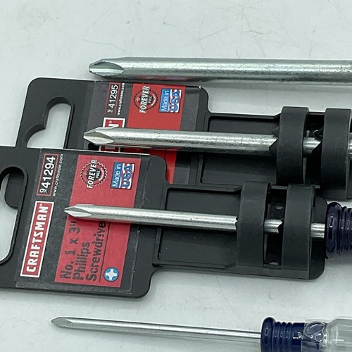 Menge 4 Craftsman Kreuzschlitz Schraubendreher 41297,95,94,93 USA NOS selten Pratt Reed - Bild 6 von 9