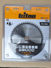 TRITON TCT CIRCULAR SAW BLADE 190MMX1.8/2.6MMX30MM, 48T NEW