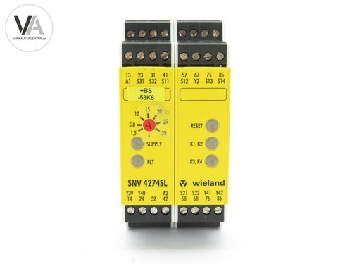 Wieland Sicherheitsschalter Saftey Relais SNV 4274SL-A / R1.188.2500.0 - Bild 2 von 3