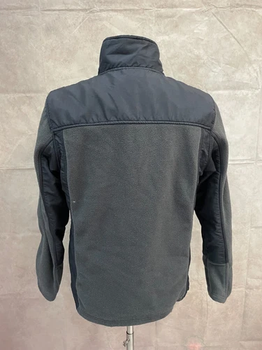 Minus Zero Fleece Jacket Mens Size M Gray Mixed Media Hiking Trail Full Zipper image 3