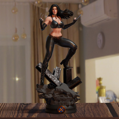 X-23, Marvel, X-Men, MCU, Comics, sexy Pin-Up Statue, 3D Druck Figur, UNBEMALT