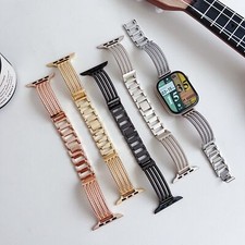 Luxury Bracelet Metal Watch Band For Apple Watch Series 1/2/3/4/5/6/7/8/SE/Ultra